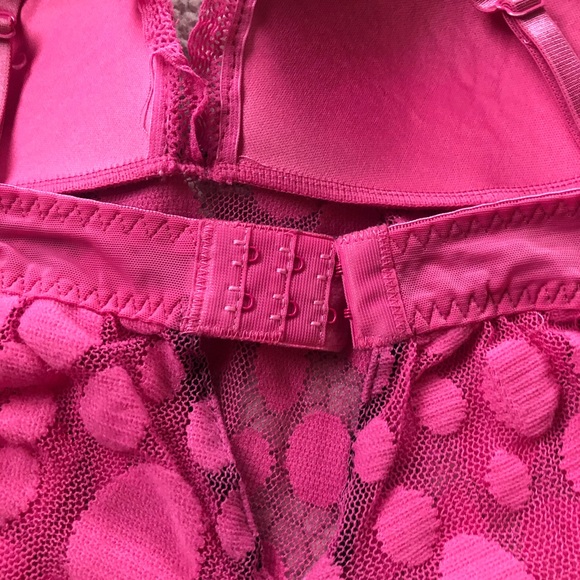 Pink Polka Dot Negligee and Panty Set NWOT - Picture 6 of 9